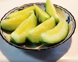 超簡単!摘果(子)メロンの浅漬け作り方4写真