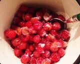 さくらんぼコンポートがけレアチーズケーキ作り方10写真