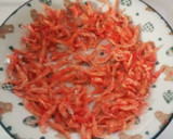 豆苗と桜えびの卵焼き♪作り方1写真