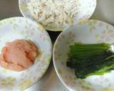 たらこと三つ葉のお手軽チキンの太巻き作り方1写真