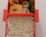 【キャラ弁】チーズのサッカーボール弁当作り方1写真