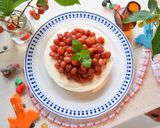 さくらんぼコンポートがけレアチーズケーキ作り方12写真