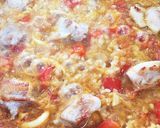 スペイン料理の王道。魚介のパエリア作り方20写真