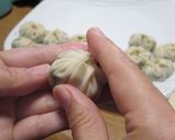 もっちり♡プリ海老入りにら饅頭作り方7写真
