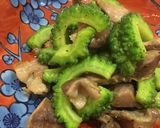 初夏のご馳走＊旬のゴーヤと砂肝の炒めたん作り方8写真