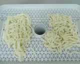 生うどんを乾燥させて乾麺を作る作り方3写真