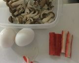 しめじカニかま卵のあんかけ♡作り方1写真