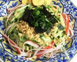 ランチに冷したぬきサラダうどん作り方1写真