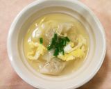 餃子の具が余ったら☆ワンタンスープ作り方7写真