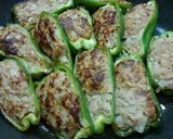 ピーマンの肉詰め✴おからパウダー入り作り方6写真