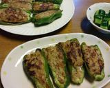 ピーマンの肉詰め✴おからパウダー入り作り方7写真