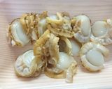 ベビーホタテのバター醤油パスタ♡作り方2写真