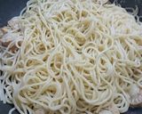 ベビーホタテのバター醤油パスタ♡作り方4写真
