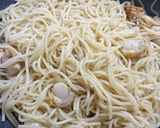 ベビーホタテのバター醤油パスタ♡作り方6写真