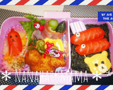 ☆遠足☆運動会☆簡単くまさんキャラ弁☆作り方1写真