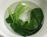 鶏ももと小松菜の辛子煮作り方1写真