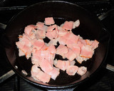 ニトスキ余熱料理　ほうれん草の半熟卵かけ作り方3写真