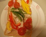 簡単「サラダチキン」deタルティーヌ作り方2写真