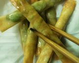 カフェ風♪枝豆春巻きスティク作り方1写真