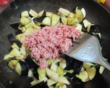 美味し!!「茄子とエリンギの筍中華餡♪」作り方3写真