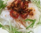 【腎臓病】おかずラー油で冷製うどん作り方3写真