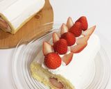 イチゴの贅沢ロールケーキ作り方17写真
