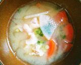 ☆超簡単＆ヘルシー☆豚汁のお味噌汁作り方4写真