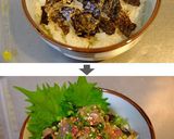 なめろう風☆ワラサ（鰤）丼！作り方3写真