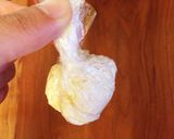 【離乳食中期】豆腐茶巾のコーンソースがけ作り方4写真