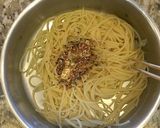 ズボラ明太子スパゲティー(ふりかけ使用)作り方3写真
