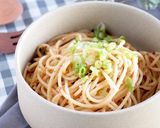 ズボラ明太子スパゲティー(ふりかけ使用)作り方4写真