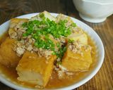 ☆簡単☆厚揚げの鶏そぼろあんかけ作り方6写真