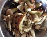 きのことベーコンの和風パスタ作り方1写真