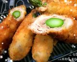 簡単ジップロックdeアスパラベーコンピザ作り方10写真