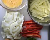 いろどり鮮やか！細切り野菜の中華炒め作り方2写真