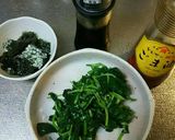 三つ葉の海苔和え作り方3写真