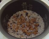 干し貝柱の炊き込みご飯（ミョウガ入り）作り方1写真