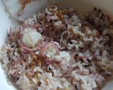 干し貝柱の炊き込みご飯（ミョウガ入り）作り方2写真