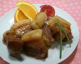 圧力鍋で☆豚バラブロックのスペアリブ風作り方10写真