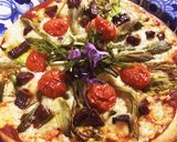春山菜の酒粕ピザ作り方4写真
