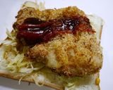 ヘルシー！揚げないカツレツのサンドイッチ作り方1写真