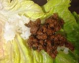 韓国風肉味噌レタス包み作り方5写真