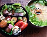 簡単キャラ弁：エルモオムライス作り方6写真