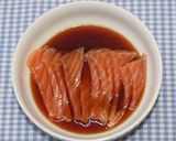 簡単おつまみ☆超絶品☆食品乾燥機で鮭とば作り方7写真