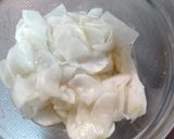 カブと生海苔の酢の物作り方1写真