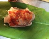鶏肉の生朴葉包み焼き作り方5写真