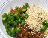 “アカン”くない飯：白炒りゴマの納豆ご飯作り方5写真