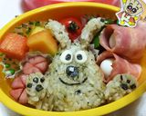 初心者でも超簡単！名犬チーズのキャラ弁♡作り方3写真