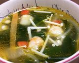 海老わかめスープ♪作り方8写真