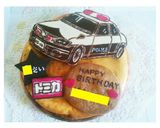 トミカ☆パトカー☆チョコプレート作り方10写真